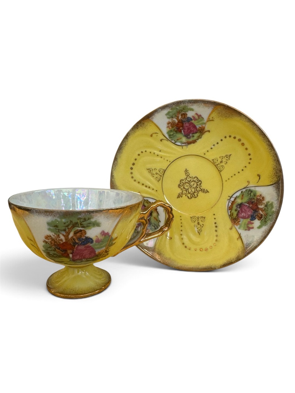 Vintage Nasco Del Coronado Teacup and Saucer Set. Produced in Japan. 50’s. 60’s.